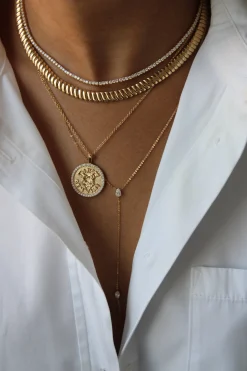 Best GEMINI ZODIAC COIN PENDANT WITH DIAMOND FRAME Pendants|Zodiac Coins