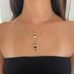 Outlet GOLD AND COLOMBIAN EMERALD WHISTLE Pendants