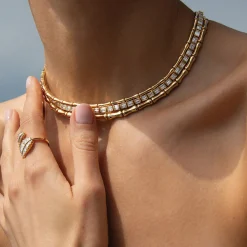 Sale GRADUATED BAMBOO CHOKER Chokers