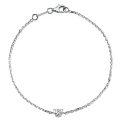 Online HEART SHAPE DIAMOND CHAIN BRACELET Chain Link