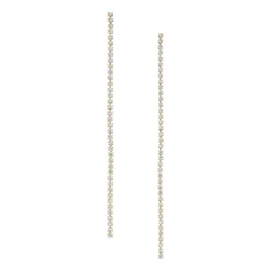 New HEPBURN DIAMOND DROP EARRINGS Long