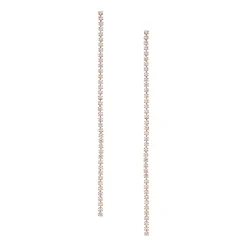 New HEPBURN DIAMOND DROP EARRINGS Long