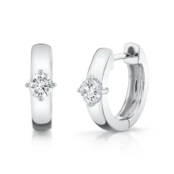 Sale HUGGIES WITH ROUND DIAMOND CENTER Huggies