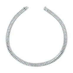 Cheap LARGE BAGUETTE DIAMOND ZOE CHOKER Chokers