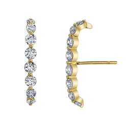 Outlet LARGE DIAMOND FLOATING LOBE CUFF Floating