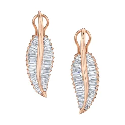 Online LARGE PALM LEAF DROP EARRINGS Leaf