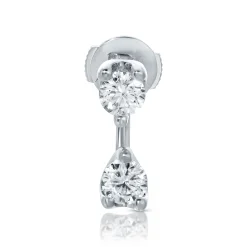 Online LARGE ROUND DIAMOND ORBIT EARRING Orbit
