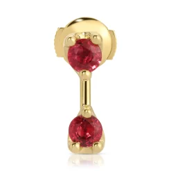 Cheap LARGE ROUND RUBY ORBIT EARRING Orbit