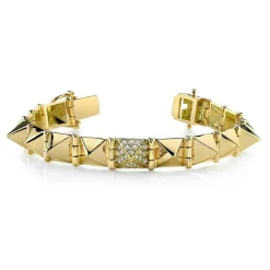Online LARGE SPIKE BRACELET WITH ONE DIAMOND SPIKE Spikes