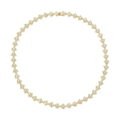 Clearance LARGE TULIP DIAMOND CHOKER Chokers