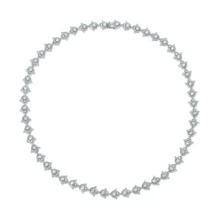 Clearance LARGE TULIP DIAMOND CHOKER Chokers