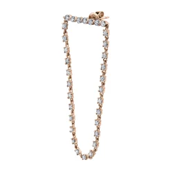 Cheap LONG BAR DIAMOND LOOP EARRINGS Long