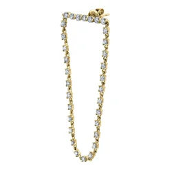 Cheap LONG BAR DIAMOND LOOP EARRINGS Long