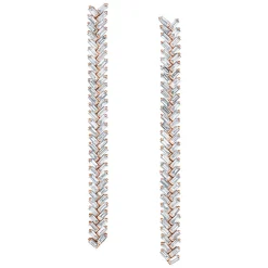 Store LONG ZIPPER DIAMOND EARRINGS Long