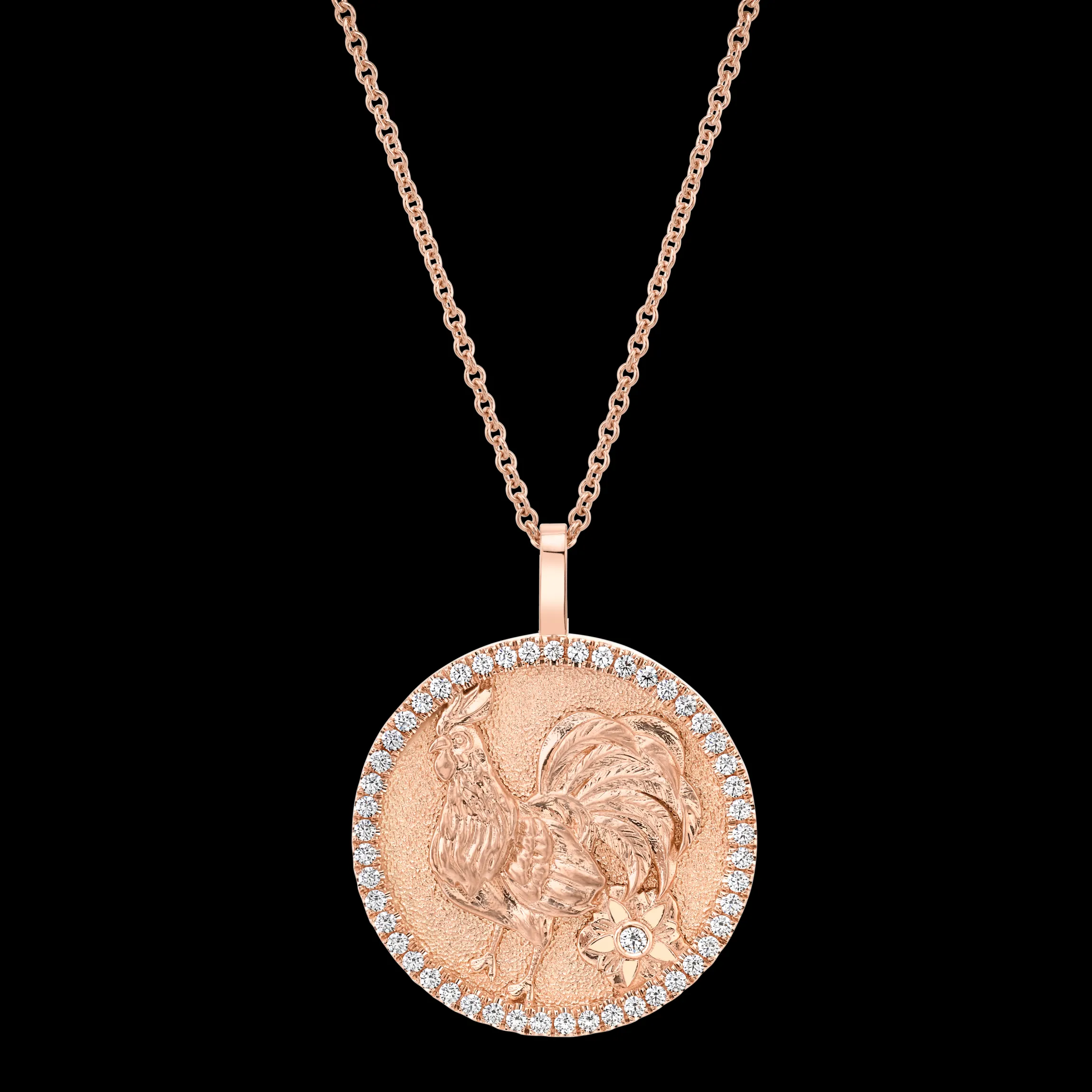Flash Sale LUCKY DIAMOND ROOSTER TALISMAN Pendants|Lucky Tailsman