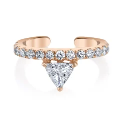 Flash Sale LUXE TRIANGLE DIAMOND EAR CUFF Ear Cuffs