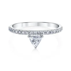 Cheap LUXE TRIANGLE DIAMOND RING Stacking