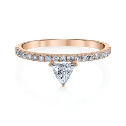 Cheap LUXE TRIANGLE DIAMOND RING Stacking