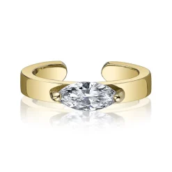 Fashion MARQUISE DIAMOND EAR CUFF Ear Cuffs
