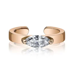 Fashion MARQUISE DIAMOND EAR CUFF Ear Cuffs