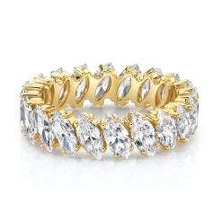Fashion MARQUISE DIAMOND ETERNITY BAND Eternity