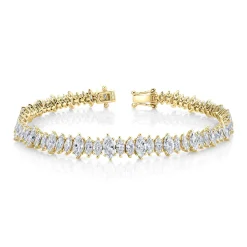 Flash Sale MARQUISE DIAMOND TENNIS BRACELET Diamond Link
