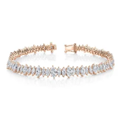 Flash Sale MARQUISE DIAMOND TENNIS BRACELET Diamond Link
