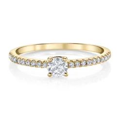 Outlet ME/YOU ROUND DIAMOND PAVE RING Stacking