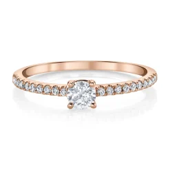 Outlet ME/YOU ROUND DIAMOND PAVE RING Stacking