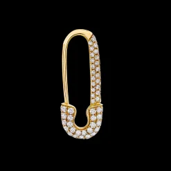 Cheap MINI DIAMOND SAFETY PIN EARRING Safety Pins & Clips