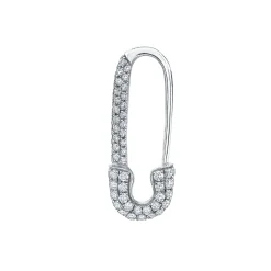 Cheap MINI DIAMOND SAFETY PIN EARRING Safety Pins & Clips