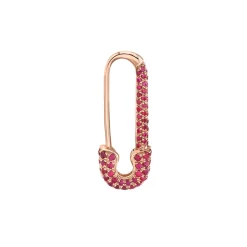 Cheap MINI RUBY SAFETY PIN EARRING Safety Pins & Clips