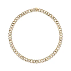 Clearance NAPLES DIAMOND CHAIN LINK CHOKER Chokers
