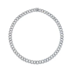 Clearance NAPLES DIAMOND CHAIN LINK CHOKER Chokers