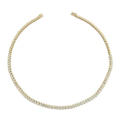 Cheap OVAL DIAMOND BEZEL CHOKER Chokers