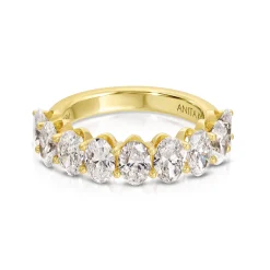 Sale OVAL DIAMOND DEMI-ETERNITY BAND Eternity