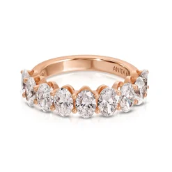 Sale OVAL DIAMOND DEMI-ETERNITY BAND Eternity