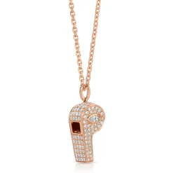 Flash Sale PAVE DIAMOND BABY WHISTLE WITH MARQUISE DIAMOND Pendants
