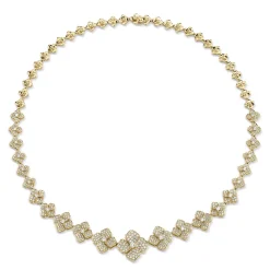 New PAVE DIAMOND CORSAGE CHOKER Chokers