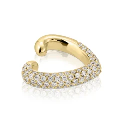 Flash Sale PAVE DIAMOND HEART EAR CUFF Ear Cuffs