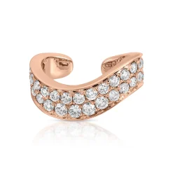 Clearance PAVE DIAMOND WAVE EAR CUFF Ear Cuffs