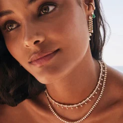 Sale PEAR DIAMOND CHOKER Chokers