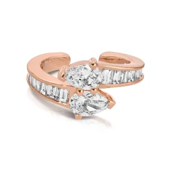 Clearance PEAR DIAMOND SATURN EAR CUFF Ear Cuffs