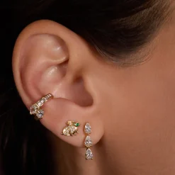 Clearance PEAR DIAMOND SATURN EAR CUFF Ear Cuffs