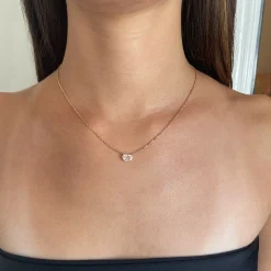 Best Sale PEBBLE DIAMOND NECKALCE One Of A Kind