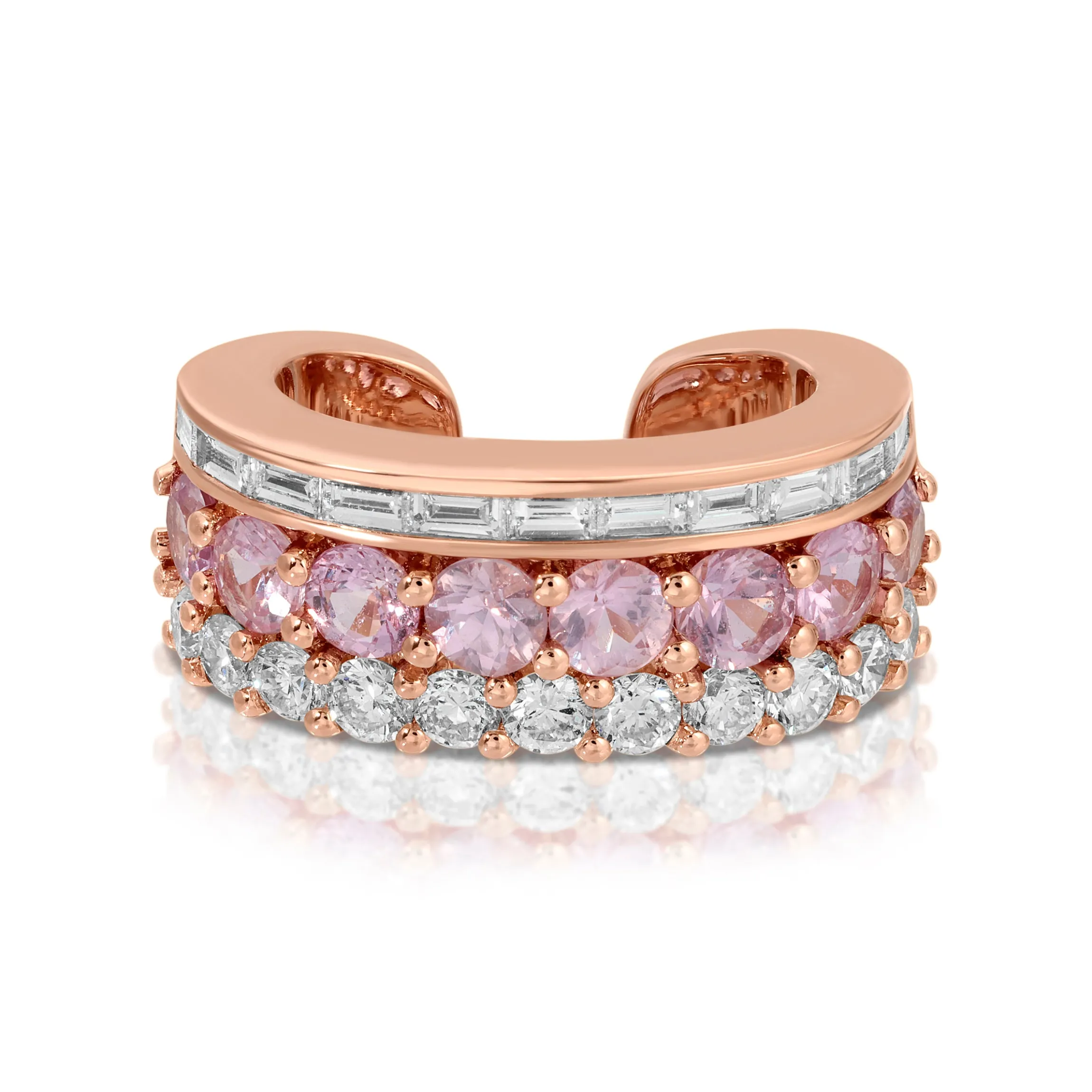Best Sale PINK SAPPHIRE LOLA EAR CUFF Ear Cuffs