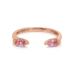 Online PINK SAPPHIRE PEAR ORBIT RING Stacking|Orbit