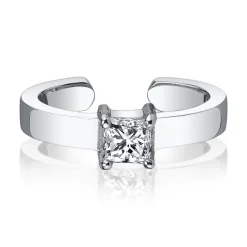 Store PRINCESS CUT DIAMOND EAR CUFF Ear Cuffs