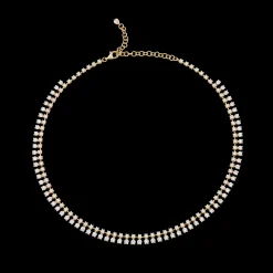 Sale ROUND DIAMOND SHAKER NECKLACE Chokers