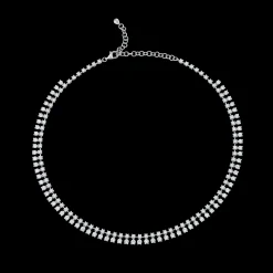 Sale ROUND DIAMOND SHAKER NECKLACE Chokers